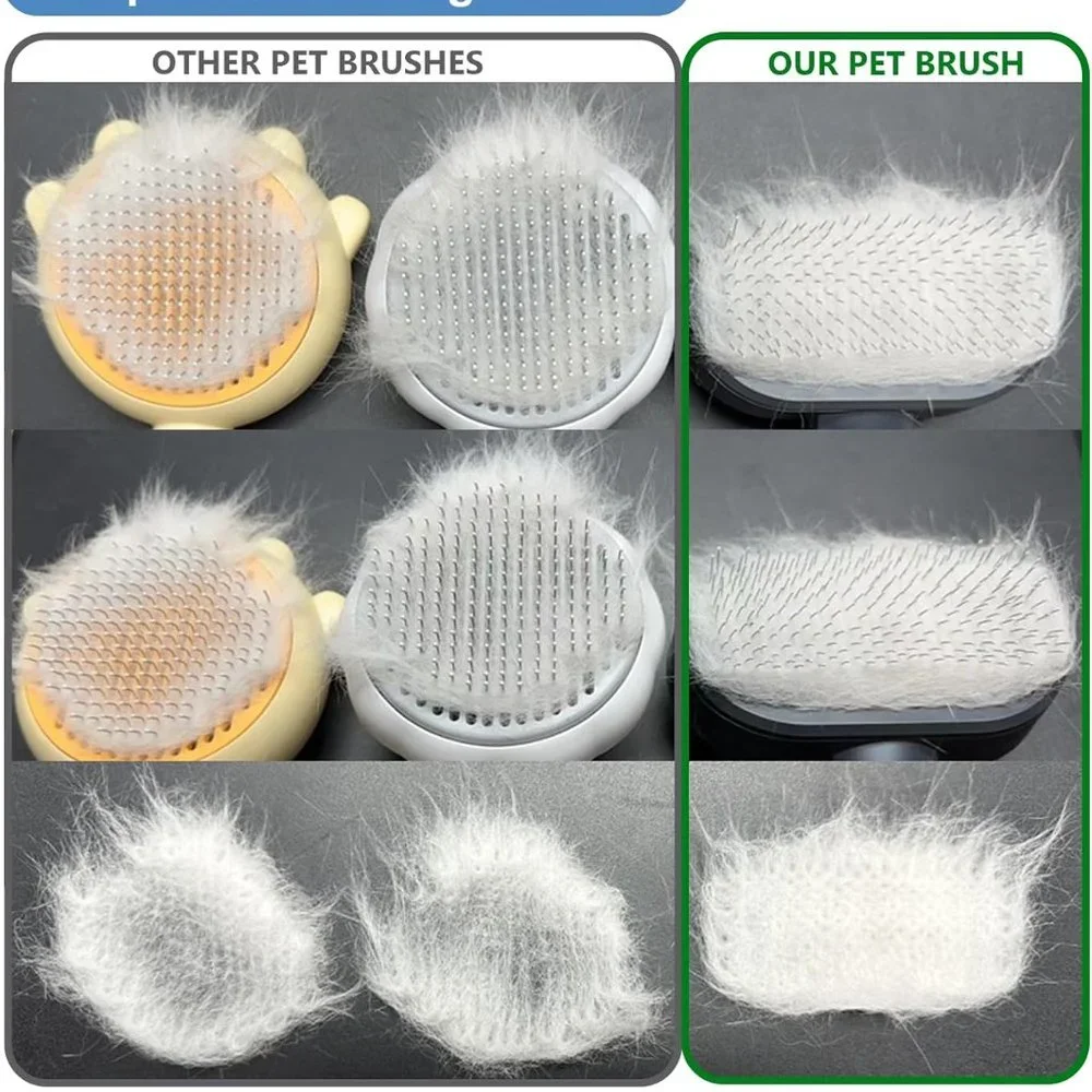 NEW Self Cleaning Cat Brush